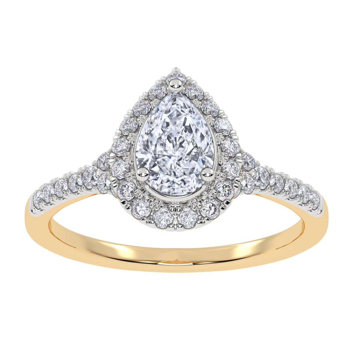 0.50 ct Lab Grown Diamond Promise Ring in 10K Gold