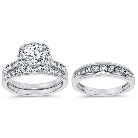 14K 3.00CT Certified Lab Grown TRIO SET
