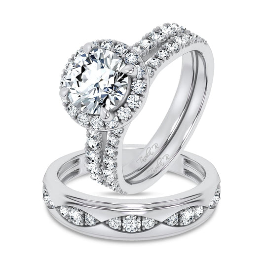 14K 3.00CT DIAMOND TRIO SET