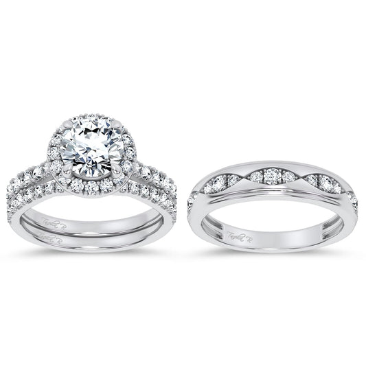 14K 3.00CT DIAMOND TRIO SET