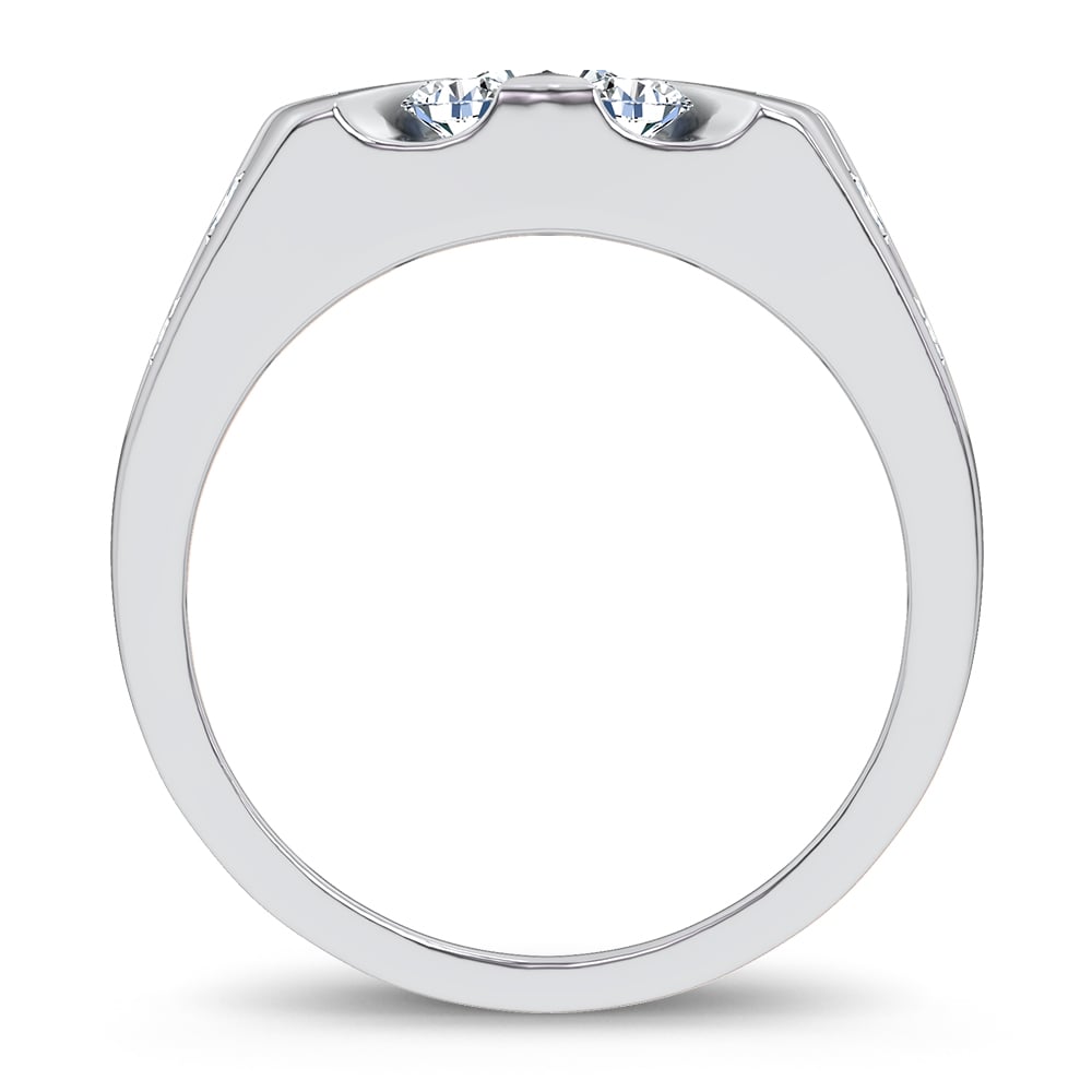 3.00 ct Men's Lab Grown Diamond Ring in 14K Gold