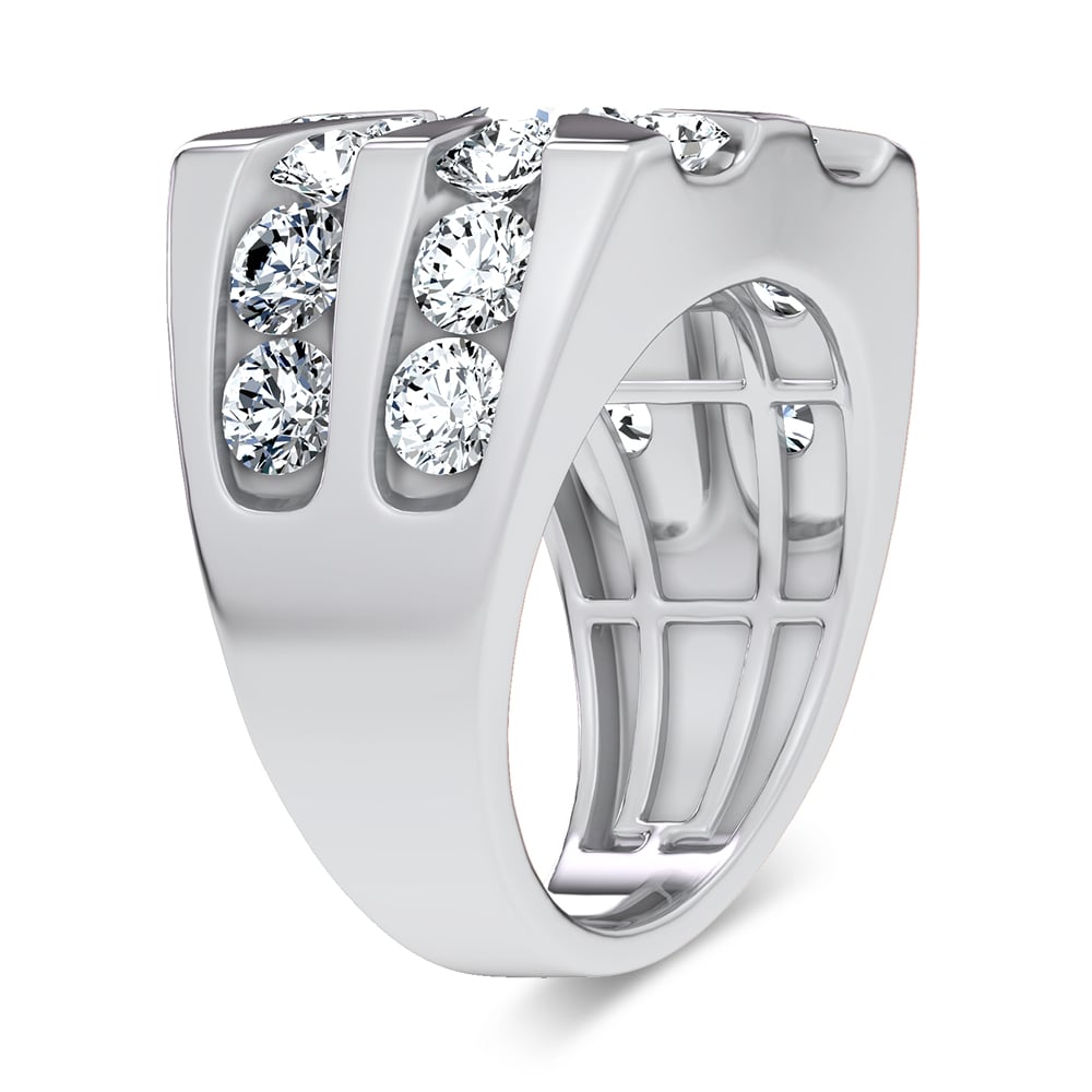 5.00 ct Men's Lab Grown Diamond Ring in 14K Gold