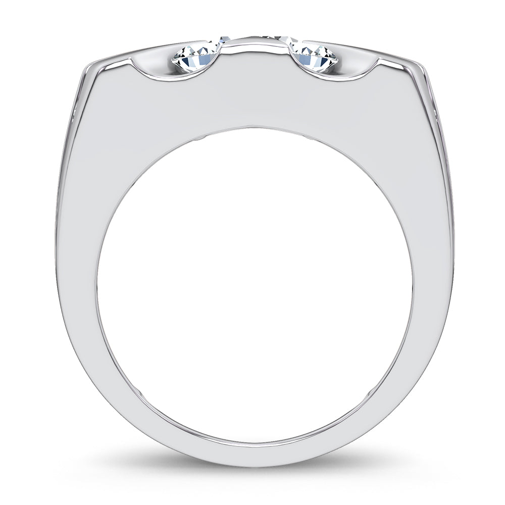 7.00 ct Men's Lab Grown Diamond Ring in 14K Gold