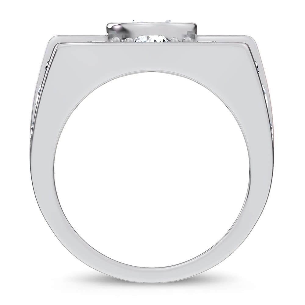 4.75 ct Men's Lab Grown Diamond Ring in 14K Gold