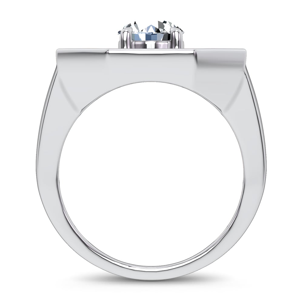 3.00 ct Men's Lab Grown Diamond Ring in 14K Gold