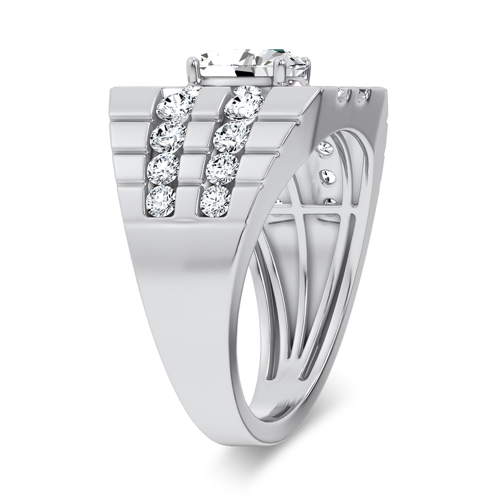 2.25 ct Men's Lab Grown Diamond Ring in 14K Gold