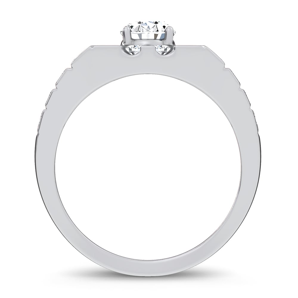 2.25 ct Men's Lab Grown Diamond Ring in 14K Gold