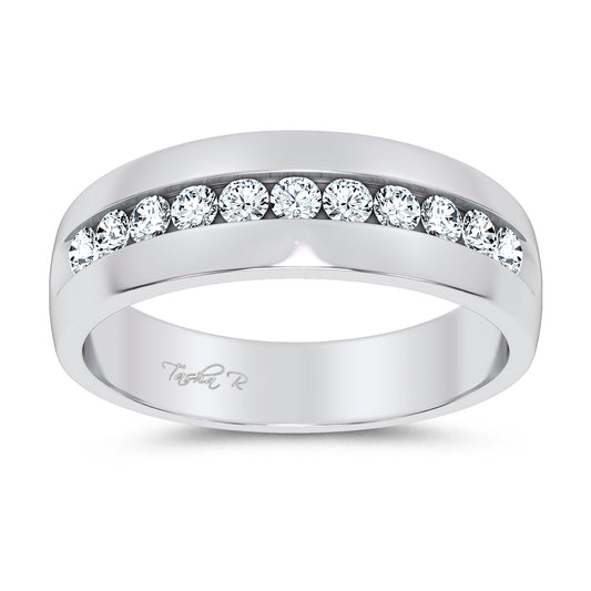 0.46 ct Men's Lab Grown Diamond Ring in 14K Gold