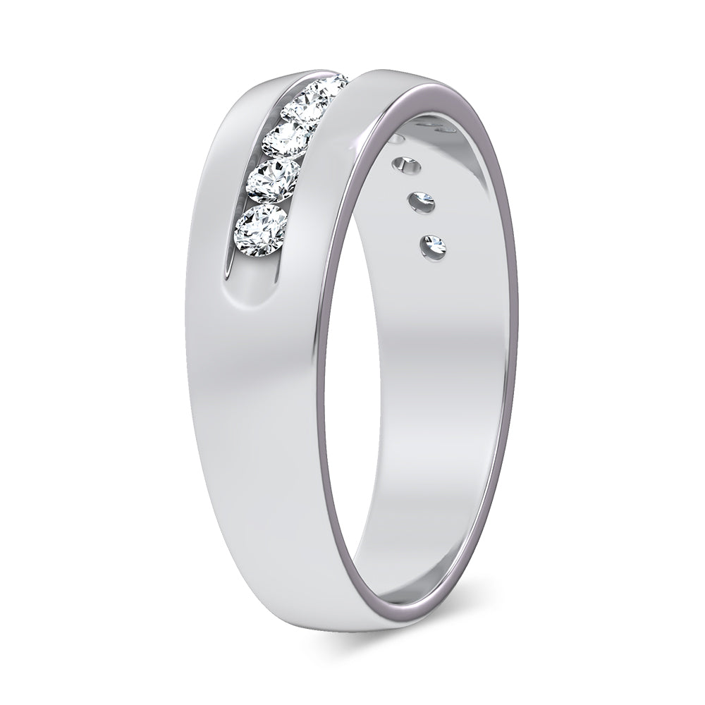 0.46 ct Men's Lab Grown Diamond Ring in 14K Gold