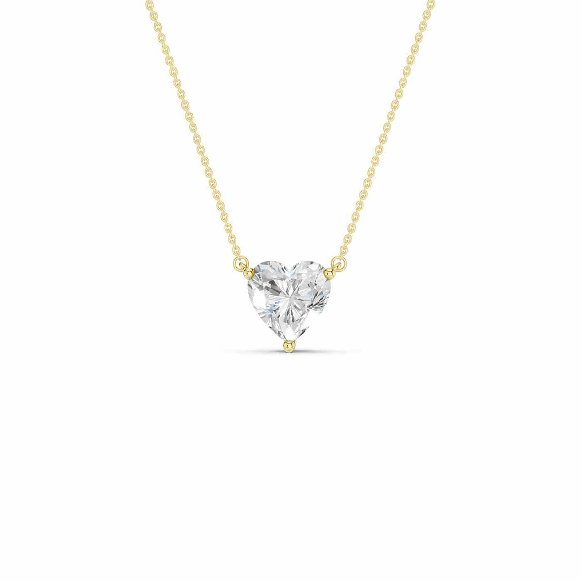 14K 1.00 CT Pendant with Chain