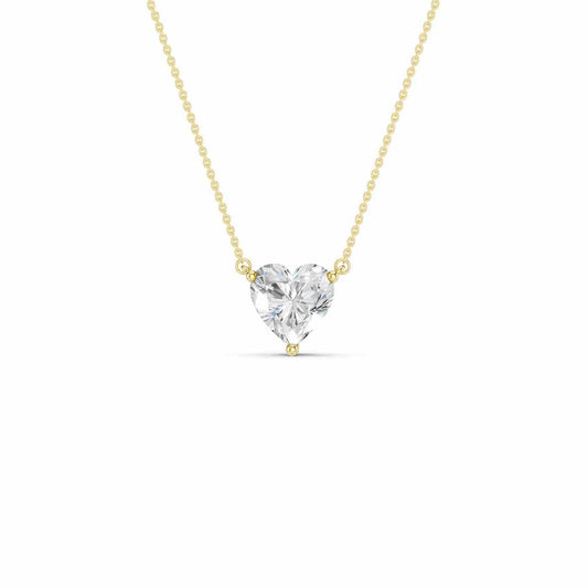 14K 1.00 CT Pendant with Chain