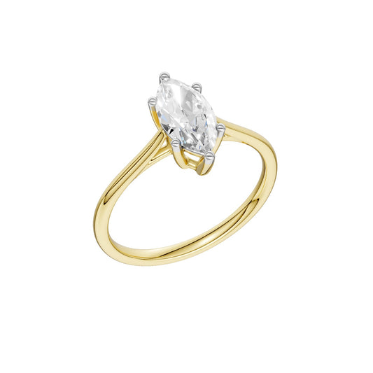 14K 1.00 CT Lab Grown Diamond Ring