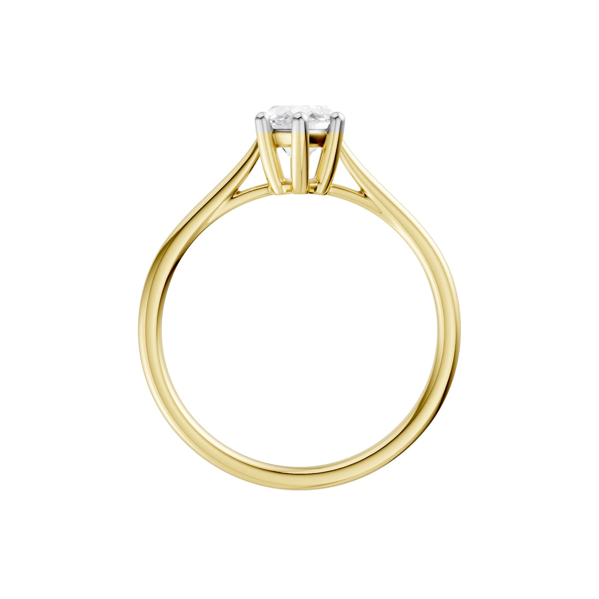 14K 1.00 CT Lab Grown Diamond Ring