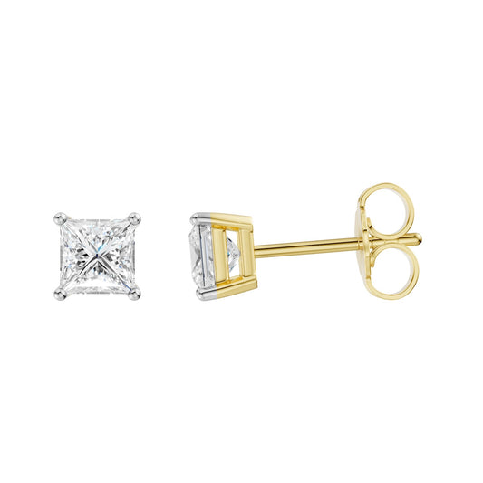14K 1.00 CT Lab Grown Diamond Stud Earrings